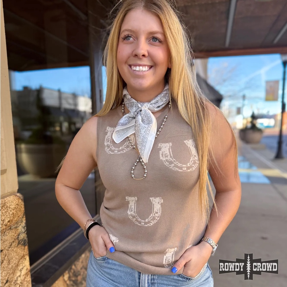 Horseshoe Honey Sweater Tank